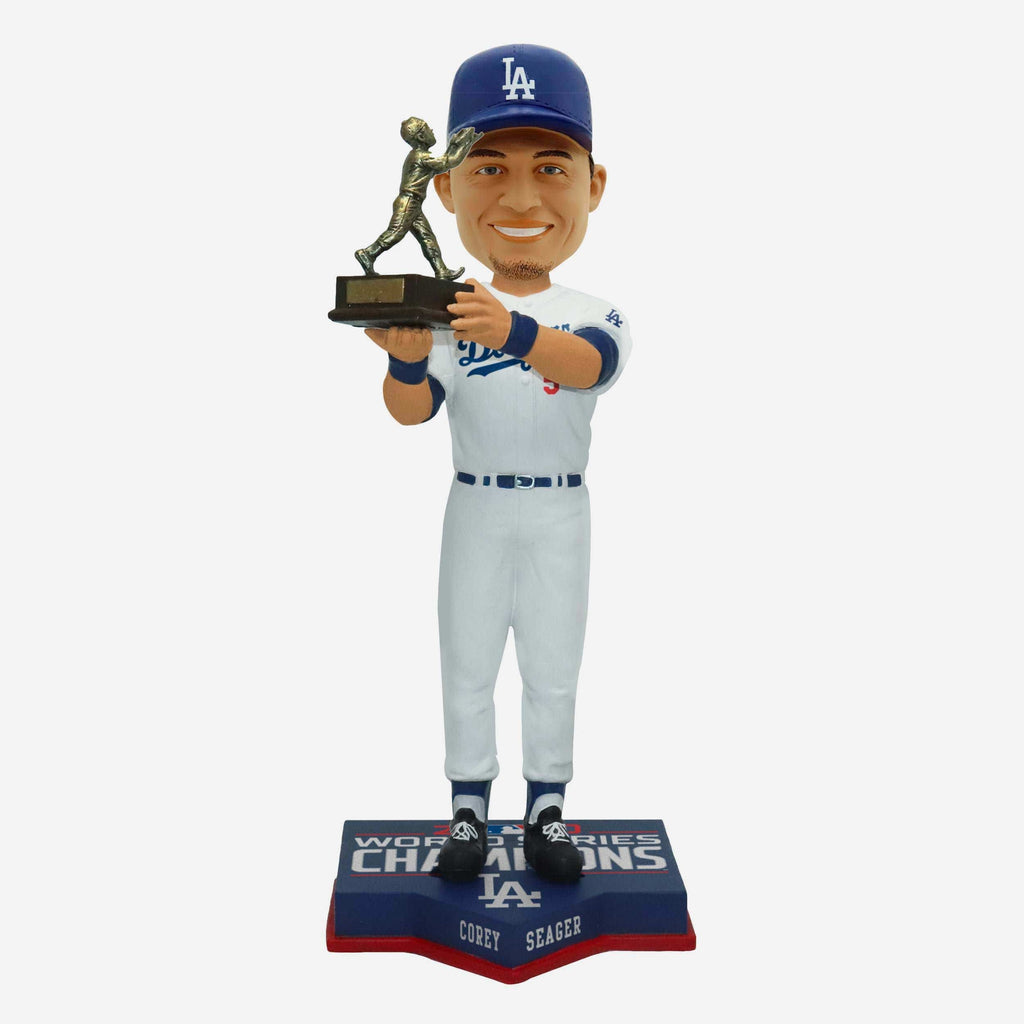 Corey Seager Los Angeles Dodgers 2020 World Series Champions MVP Bobblehead FOCO - FOCO.com