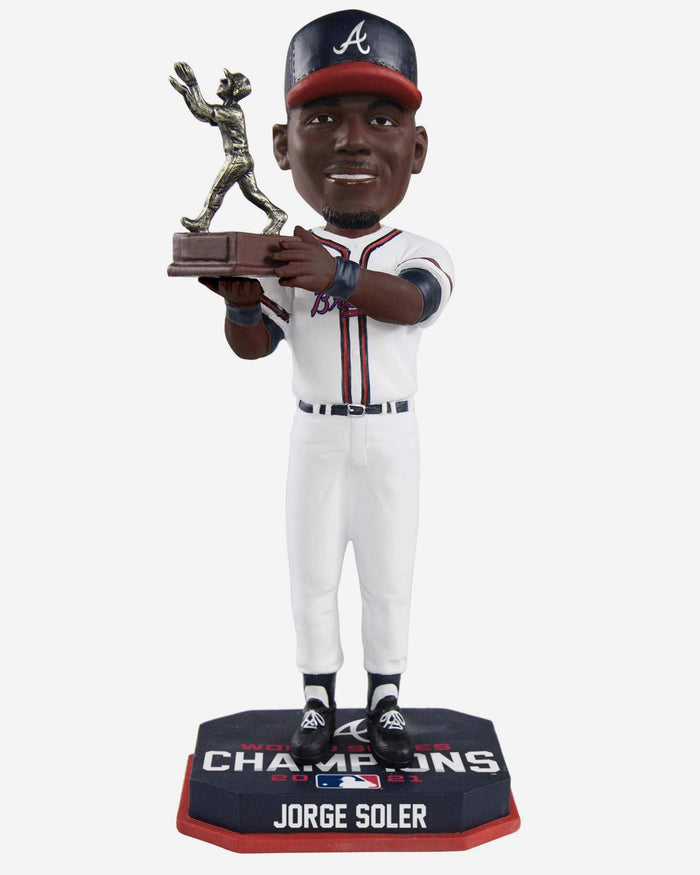 Jorge Soler Atlanta Braves 2021 World Series Champions MVP Bobblehead FOCO - FOCO.com