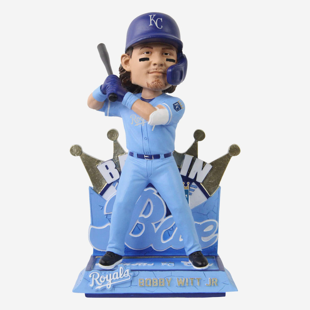 Bobby Witt Jr Kansas City Royals Retro Jersey Bobblehead FOCO - FOCO.com