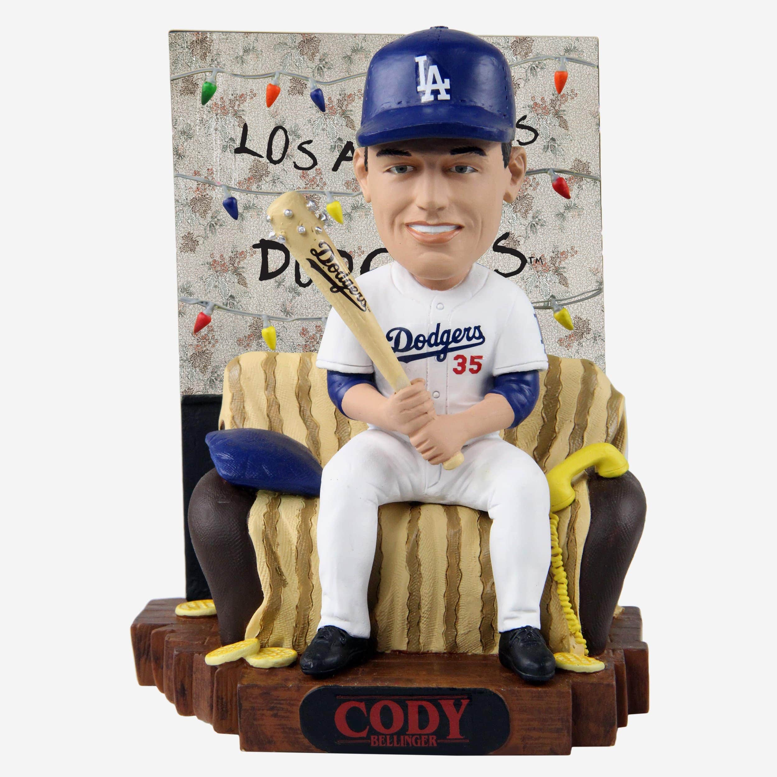 Cody Bellinger Los Angeles Dodgers Stranger Things Alphabet Wall