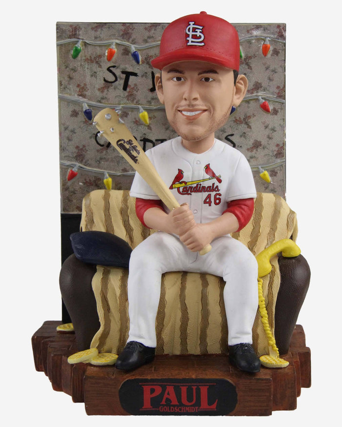 Paul Goldschmidt St Louis Cardinals Stranger Things Alphabet Wall Bobblehead FOCO - FOCO.com