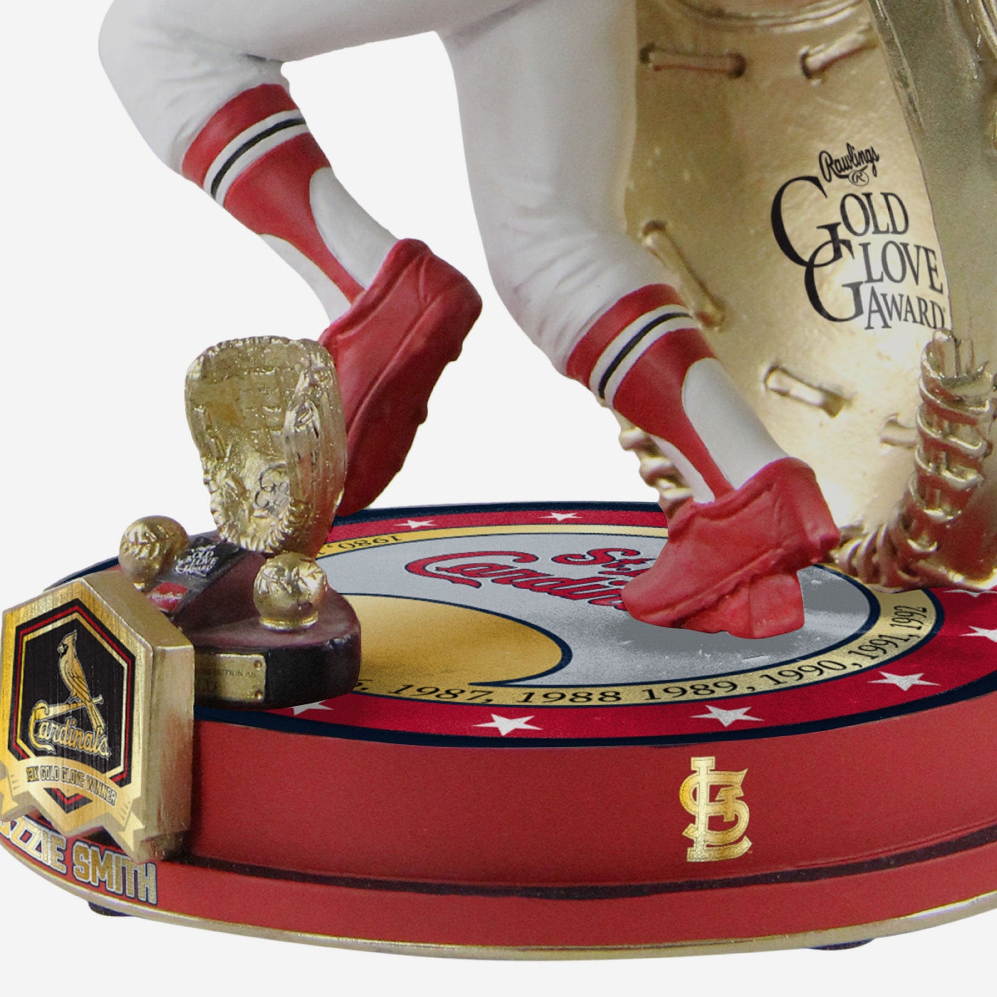 St Louis Cardinals Gold Glove & Diving OZZIE SMITH Bobblehead SGA