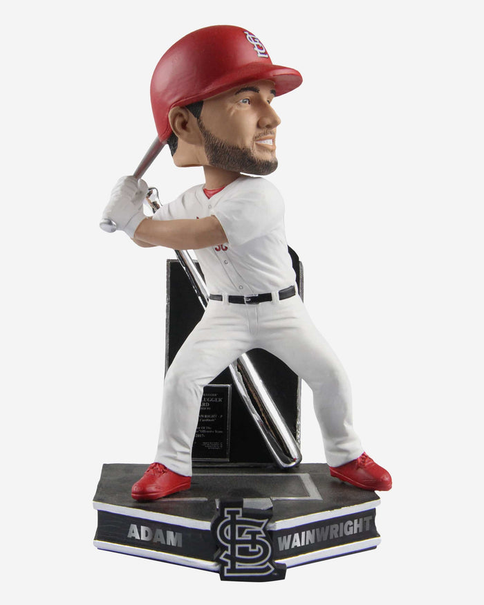 Adam Wainwright St Louis Cardinals 2017 Silver Slugger Bobblehead FOCO - FOCO.com