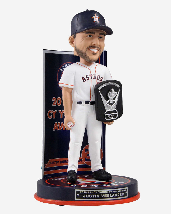 Justin Verlander Houston Astros 2019 American League Cy Young Award Bobblehead FOCO - FOCO.com