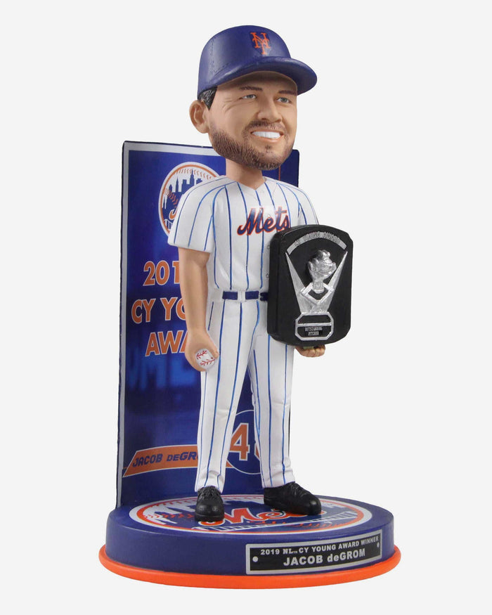 Jacob deGrom New York Mets 2019 National League Cy Young Award Bobblehead FOCO - FOCO.com