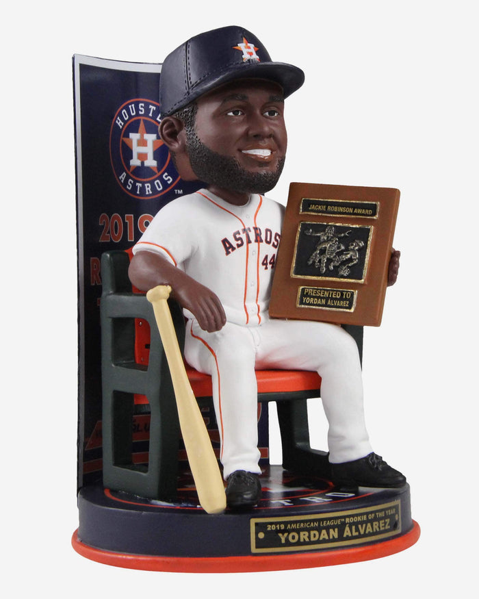 Yordan Alvarez Houston Astros 2019 American League Rookie Of The Year Award Bobblehead FOCO - FOCO.com