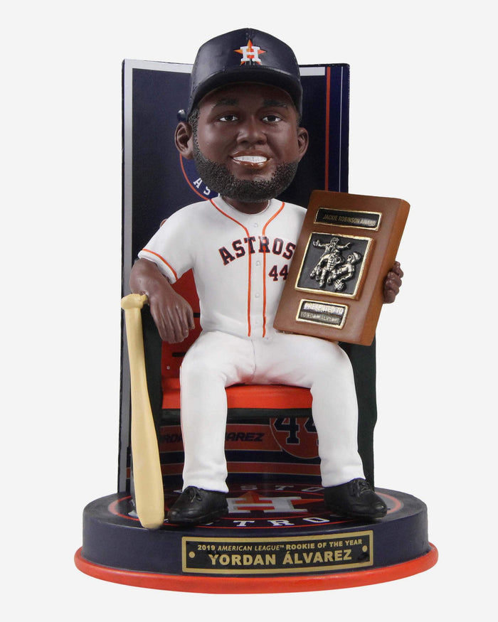 Yordan Alvarez Houston Astros 2019 American League Rookie Of The Year Award Bobblehead FOCO - FOCO.com