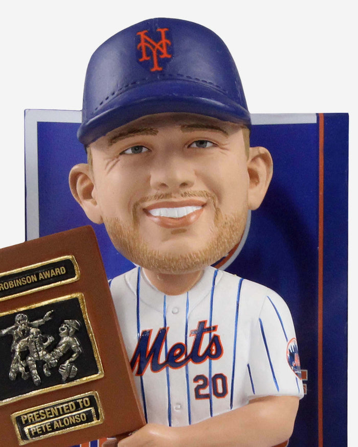 Pete Alonso New York Mets 2019 National League Rookie Of The Year Award Bobblehead FOCO - FOCO.com