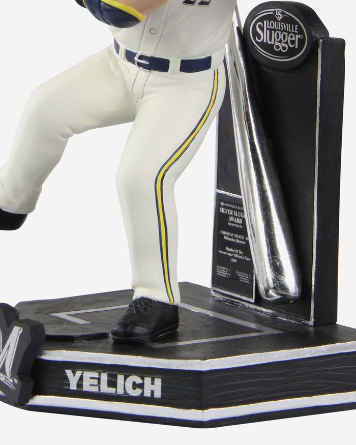 Christian Yelich Milwaukee Brewers 2019 Silver Slugger Bobblehead FOCO - FOCO.com