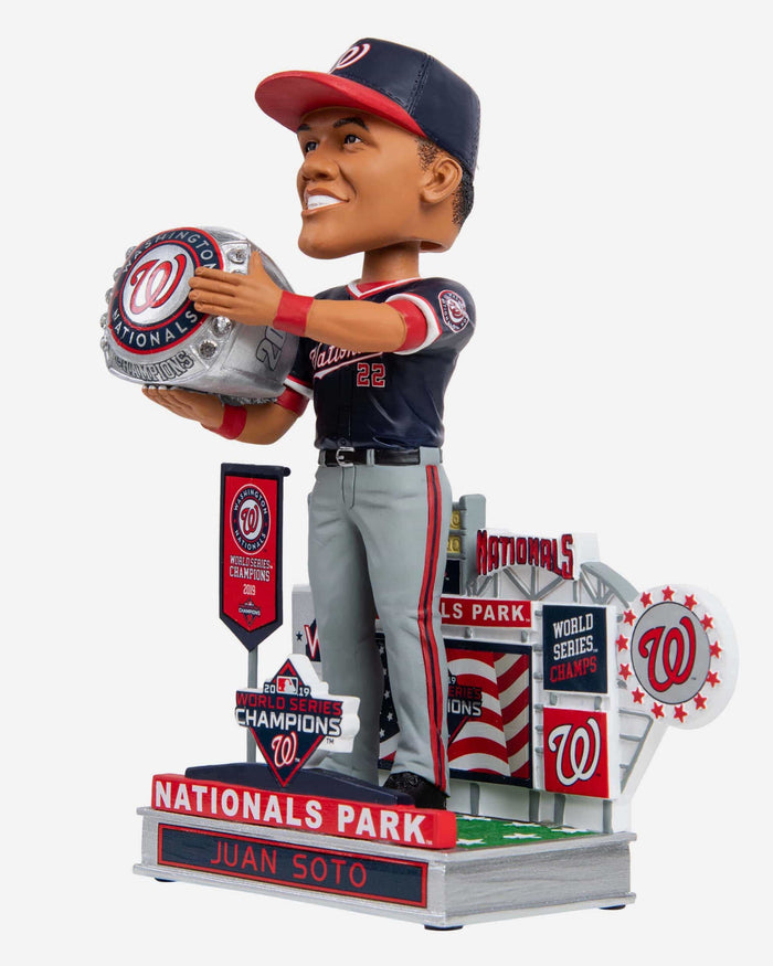 Juan Soto Washington Nationals Banner Ceremony Bobblehead FOCO - FOCO.com
