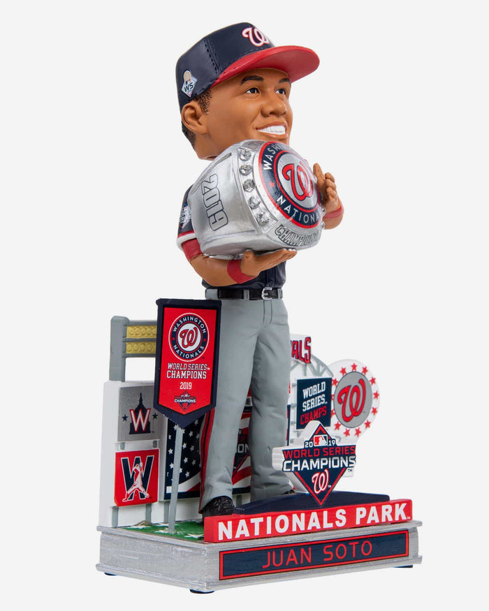 Juan Soto Washington Nationals Banner Ceremony Bobblehead FOCO - FOCO.com
