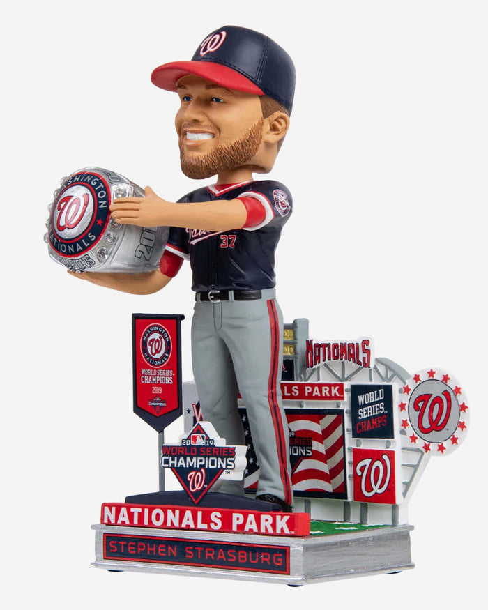 Stephen Strasburg Washington Nationals Banner Ceremony Bobblehead FOCO - FOCO.com