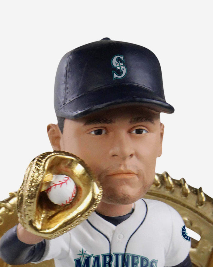 Evan White Seattle Mariners 2020 Gold Glove Bobblehead FOCO - FOCO.com