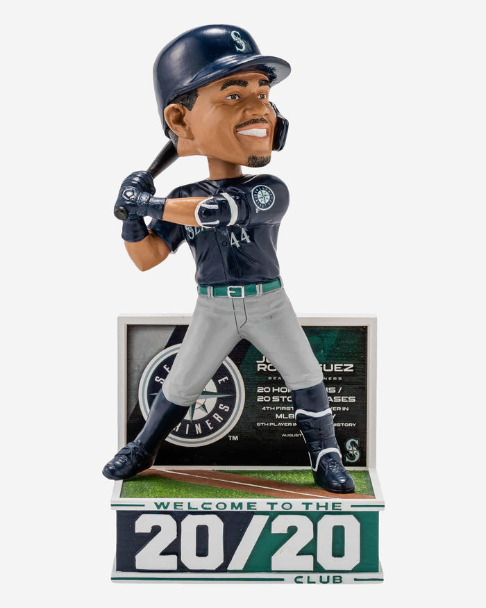 Julio Rodriguez Seattle Mariners Rookie Season 20 Home Runs & 20 Stolen Bases Bobblehead FOCO - FOCO.com