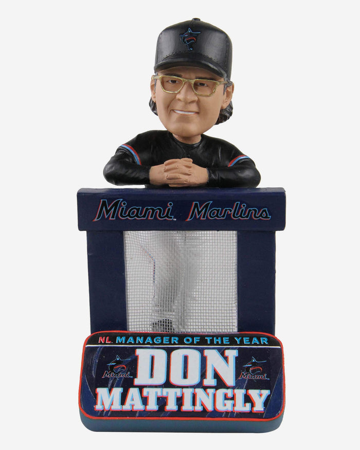 Don Mattingly Miami Marlins 2020 NL Manager Of The Year Bobblehead FOCO - FOCO.com