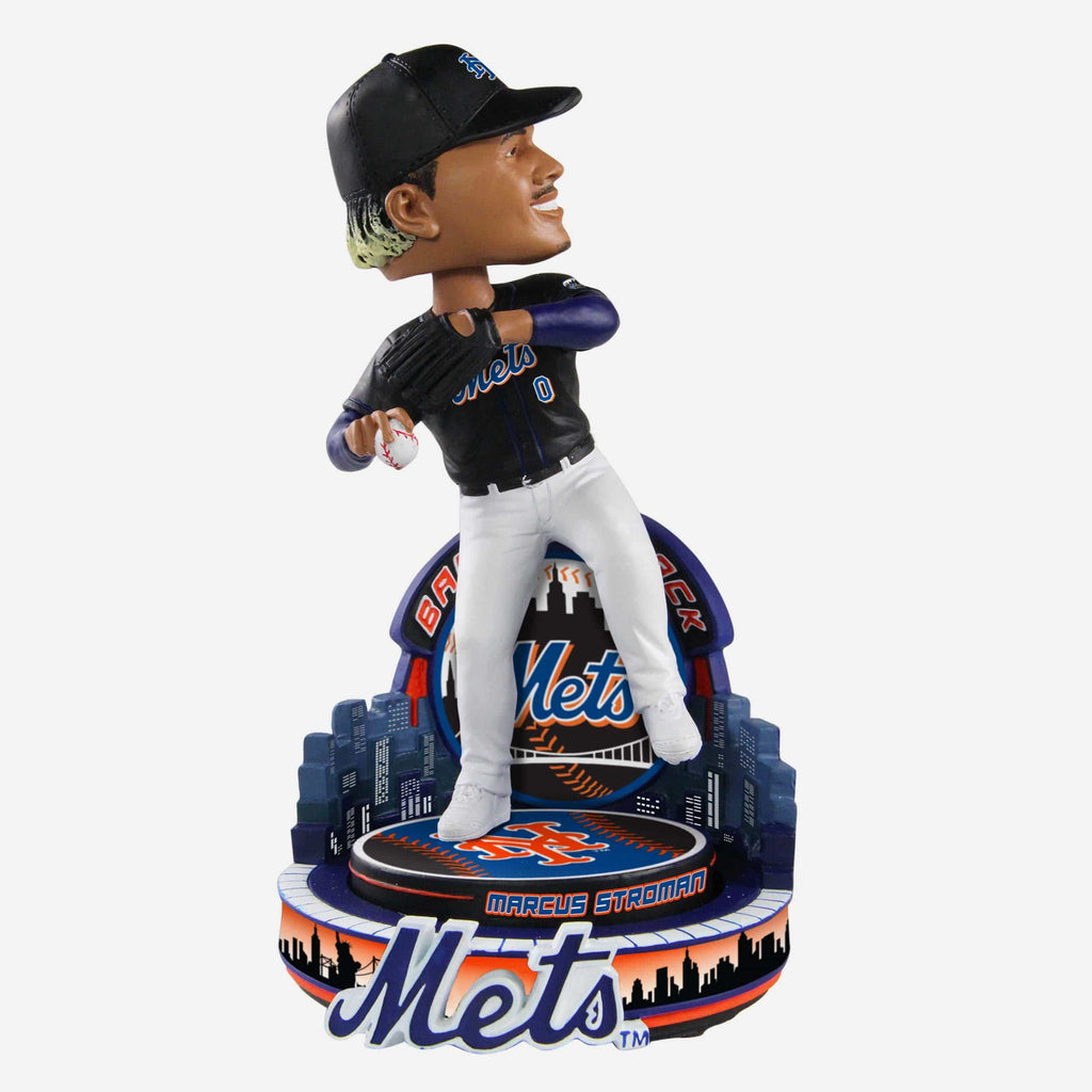 Marcus Stroman New York Mets Black Jersey Bobblehead FOCO - FOCO.com