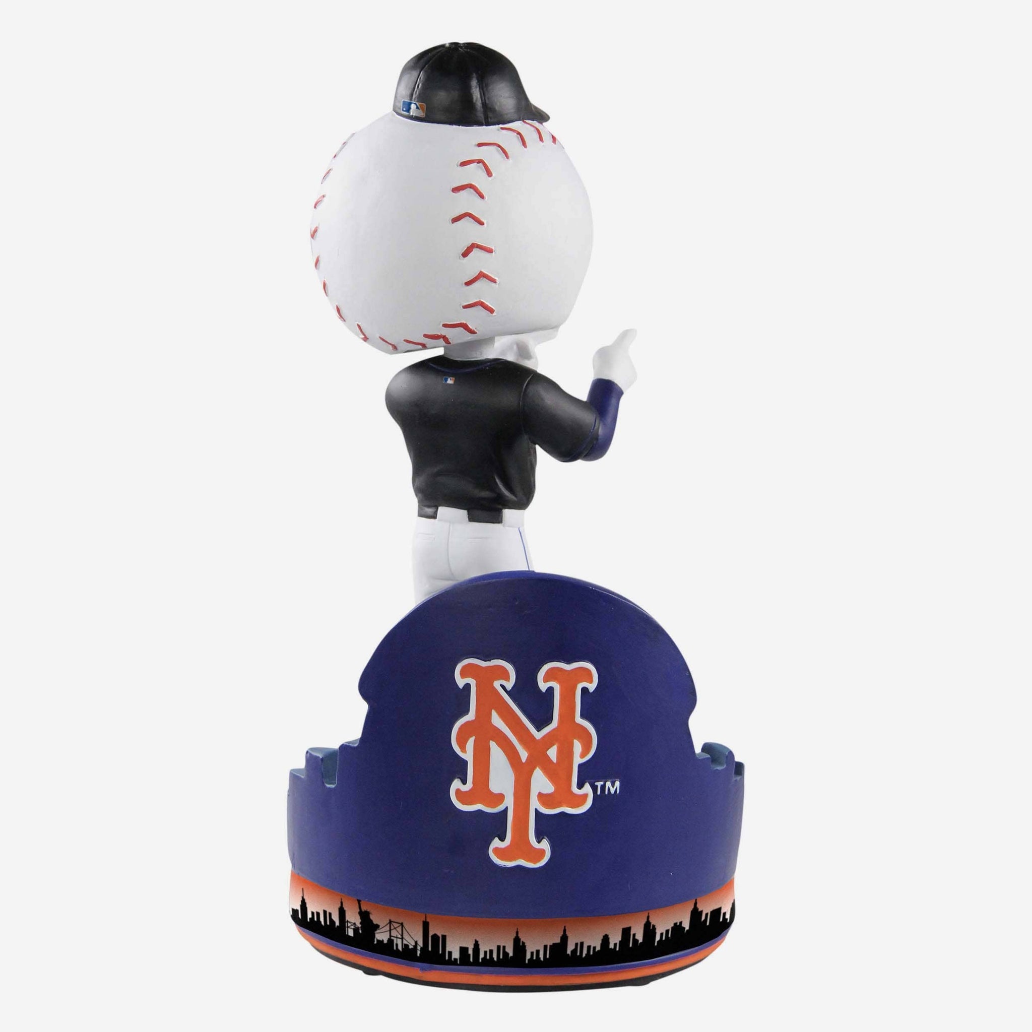 Mr Met New York Mets Magnetic Stadium Base Mascot Bobblehead Officially Licensed by MLB