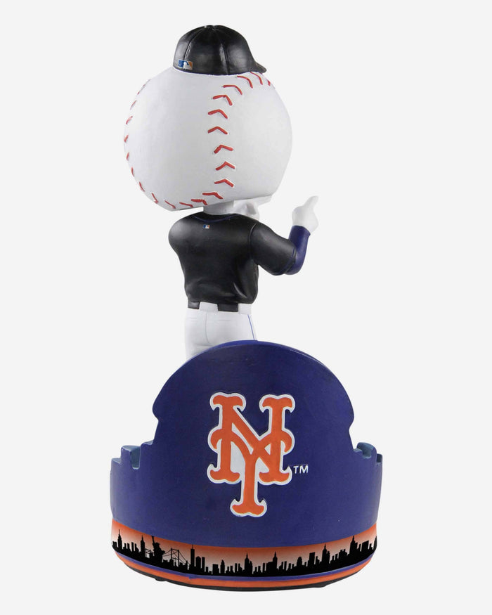 Mr Met New York Mets Mascot Black Jersey Bobblehead FOCO - FOCO.com