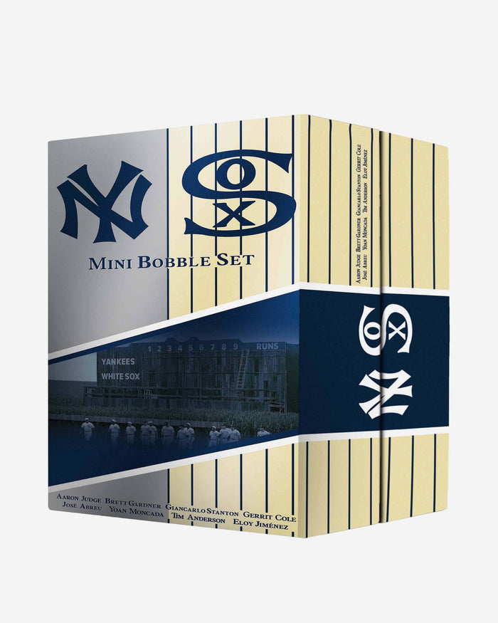 Chicago White Sox & New York Yankees Dyersville Cornfield Mini Bobblehead Boxed Set FOCO - FOCO.com