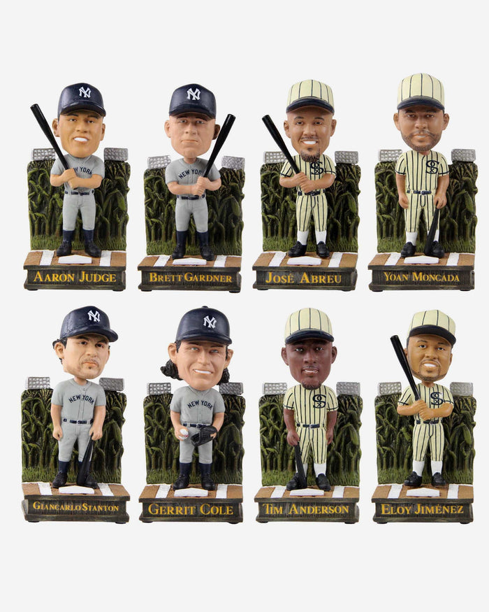 Chicago White Sox & New York Yankees Dyersville Cornfield Mini Bobblehead Boxed Set FOCO - FOCO.com