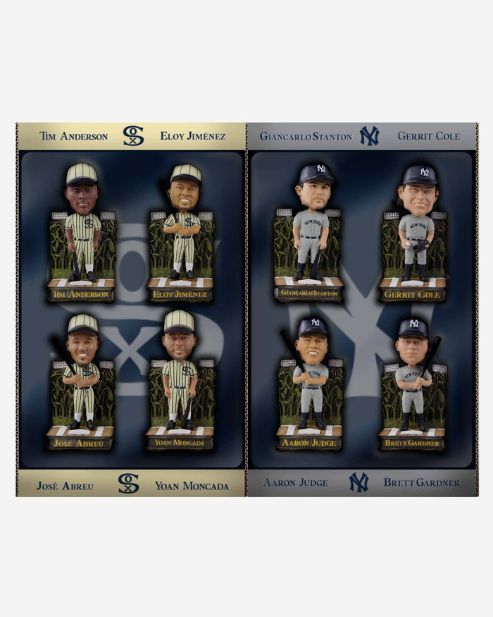 Chicago White Sox & New York Yankees Dyersville Cornfield Mini Bobblehead Boxed Set FOCO - FOCO.com
