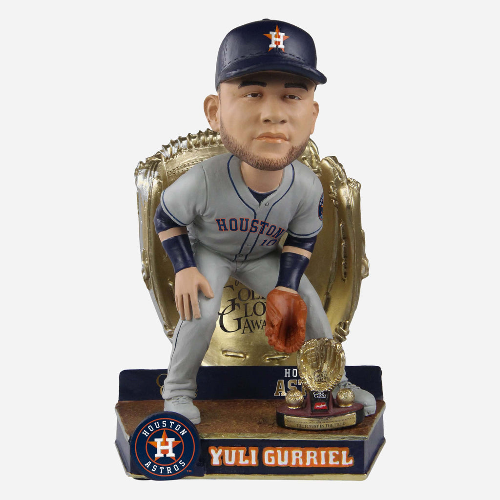 Yuli Gurriel Houston Astros 2021 Gold Glove Bobblehead FOCO - FOCO.com