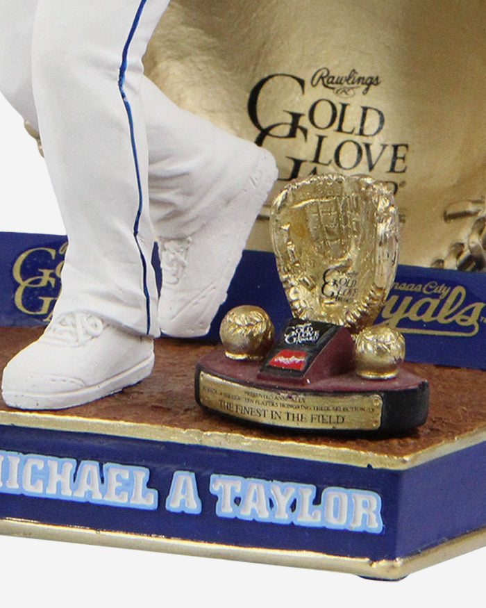 Michael A Taylor Kansas City Royals 2021 Gold Glove Bobblehead FOCO - FOCO.com