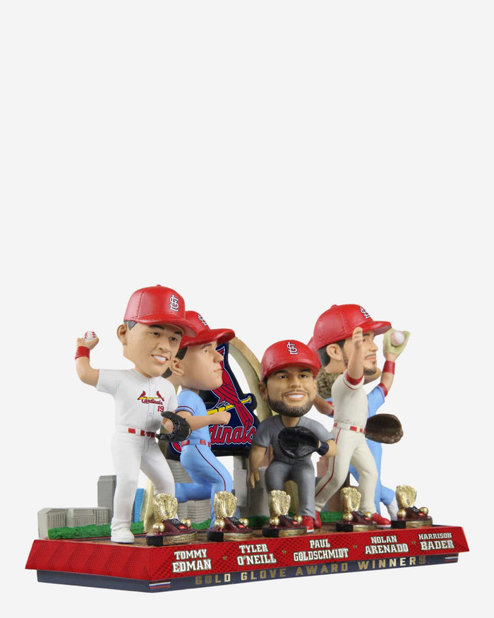 St Louis Cardinals 2021 Gold Glove Mini Bobblehead Scene FOCO - FOCO.com