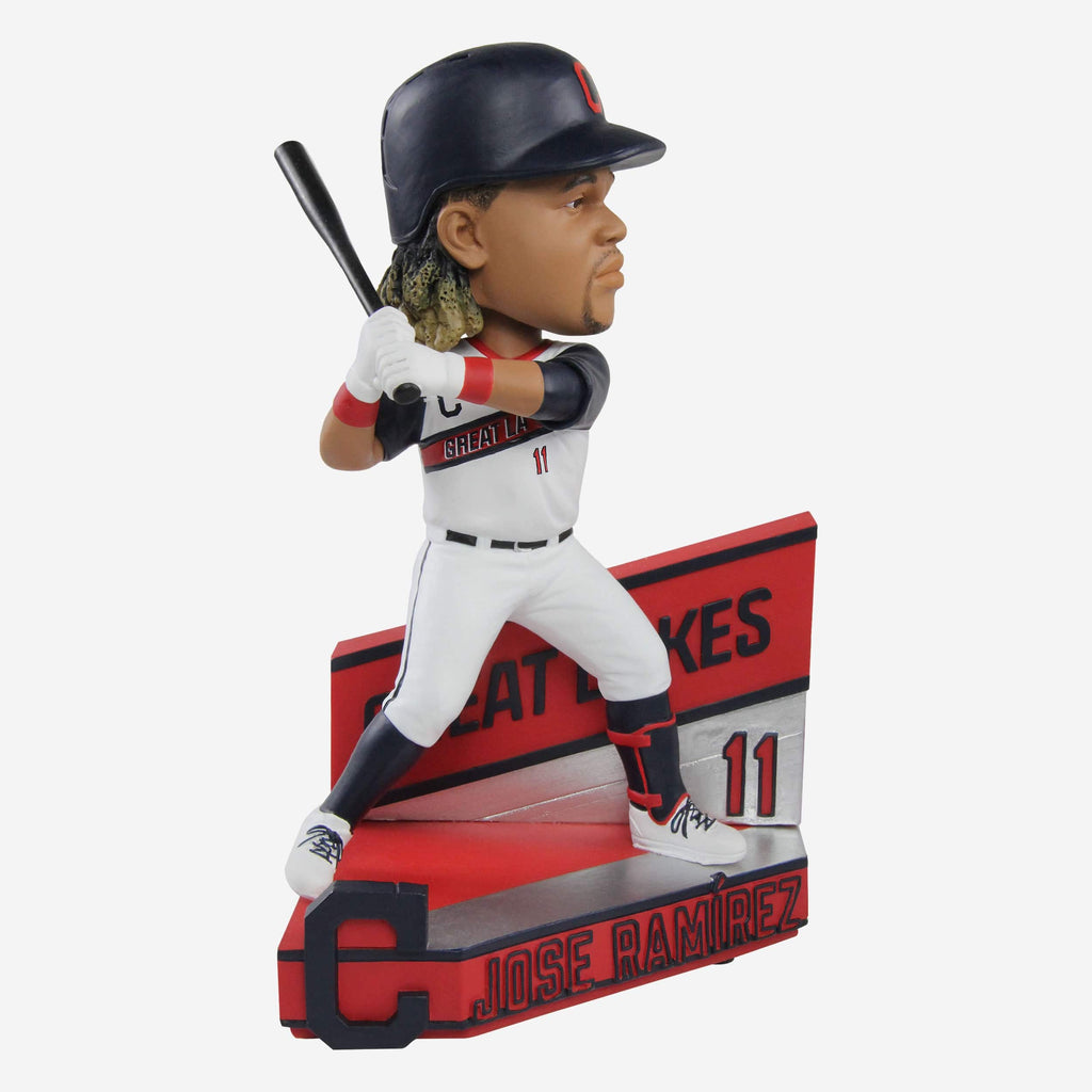 Jose Ramirez Cleveland Guardians 2021 Little League Classic Uniform Bobblehead FOCO - FOCO.com