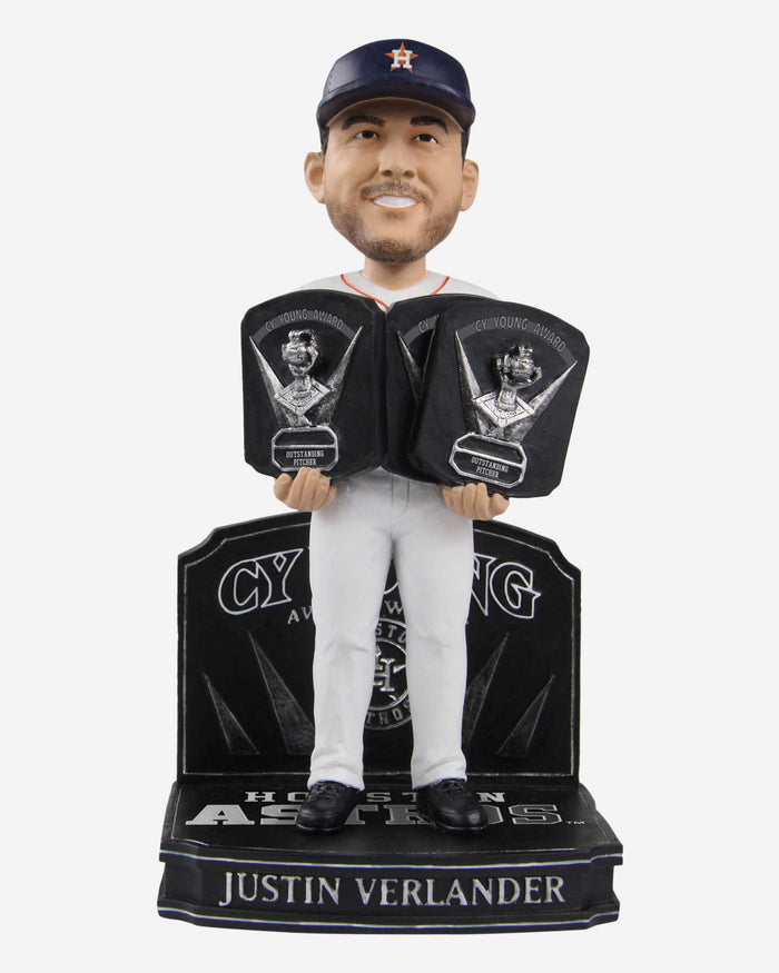 Justin Verlander Houston Astros 2022 AL Cy Young Award Bobblehead FOCO - FOCO.com