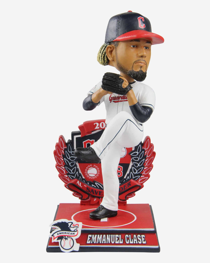 Emmanuel Clase Cleveland Guardians 2022 American League Save Leader Bobblehead FOCO - FOCO.com