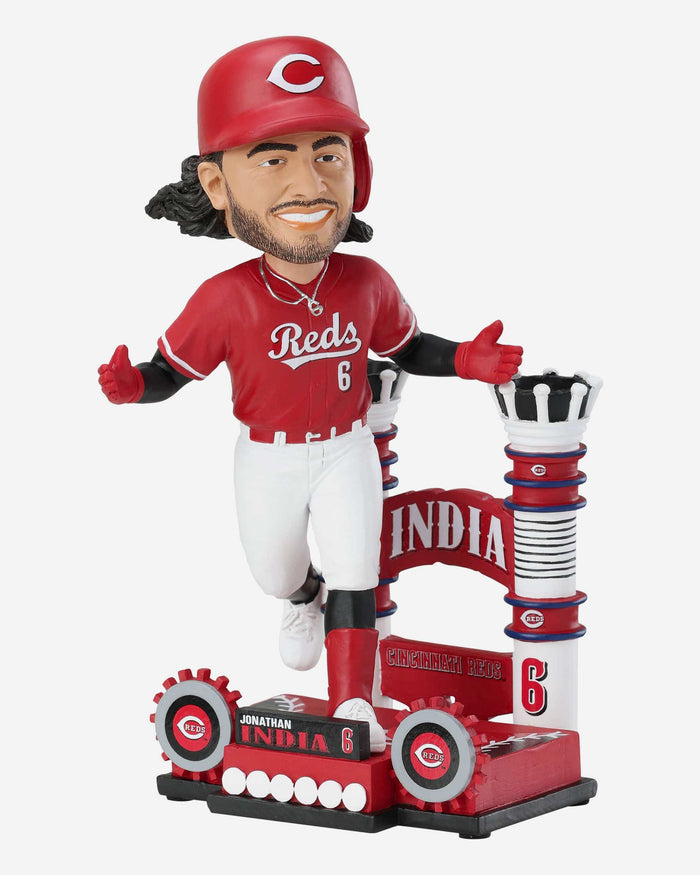 Cincinnati Reds Stack Jonathan India Cincinnati Reds Smoke Stack Ambassador Bobblehead FOCO