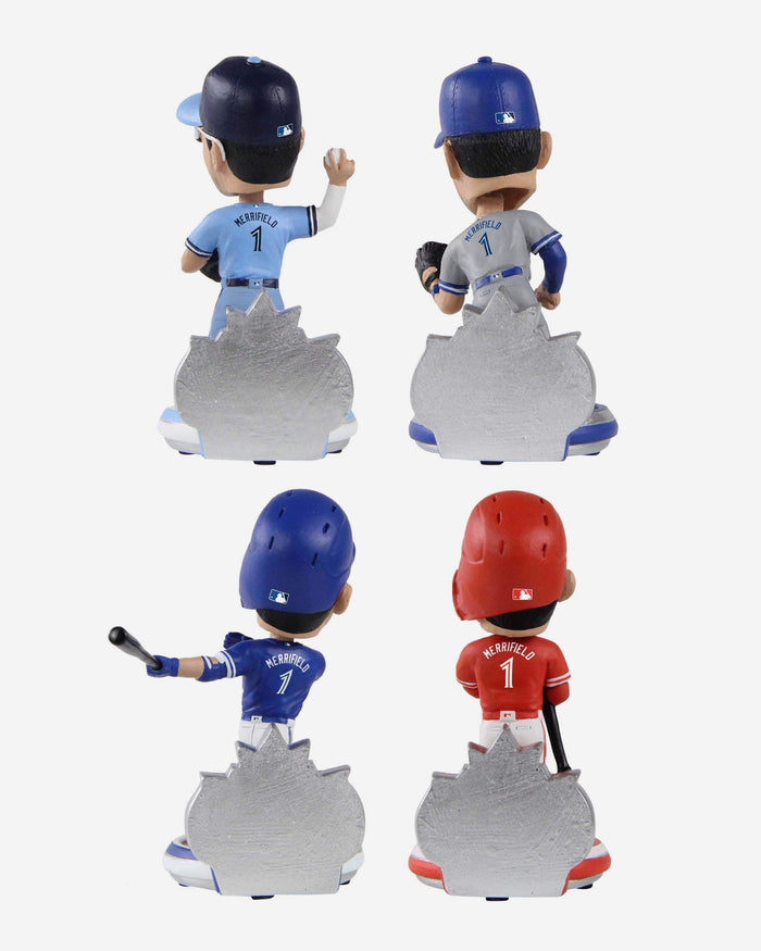Whit Merrifield Toronto Blue Jays Ambassador Mini Bobblehead Set FOCO - FOCO.com
