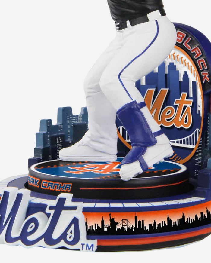 Mark Canha New York Mets Black Jersey Bobblehead FOCO - FOCO.com