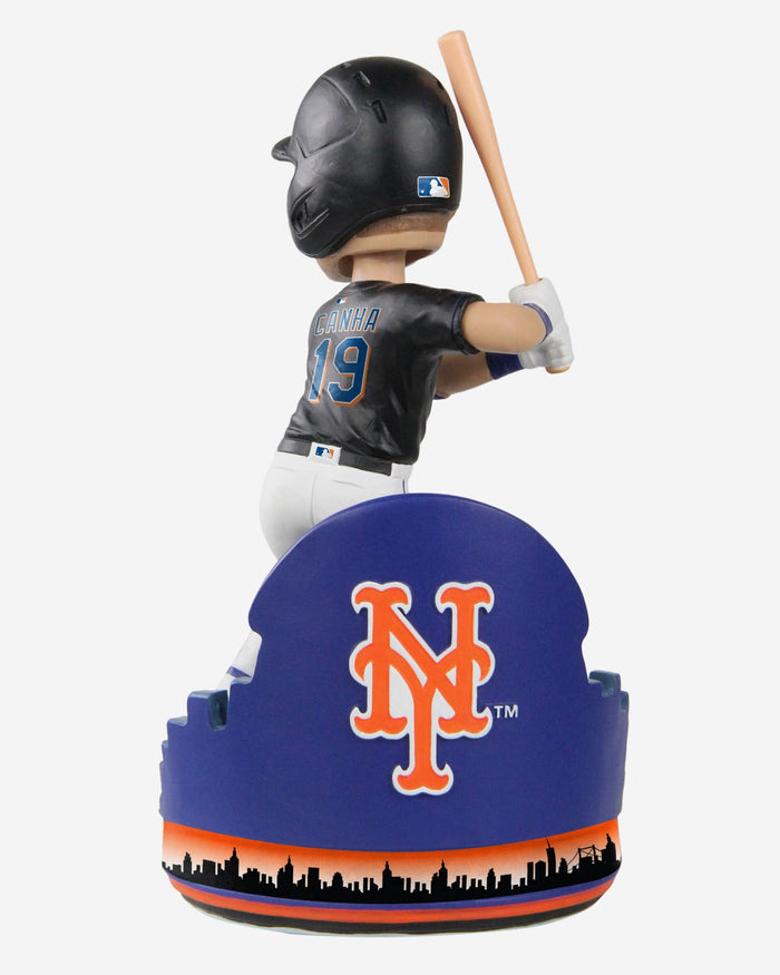 Mark Canha New York Mets Black Jersey Bobblehead FOCO - FOCO.com