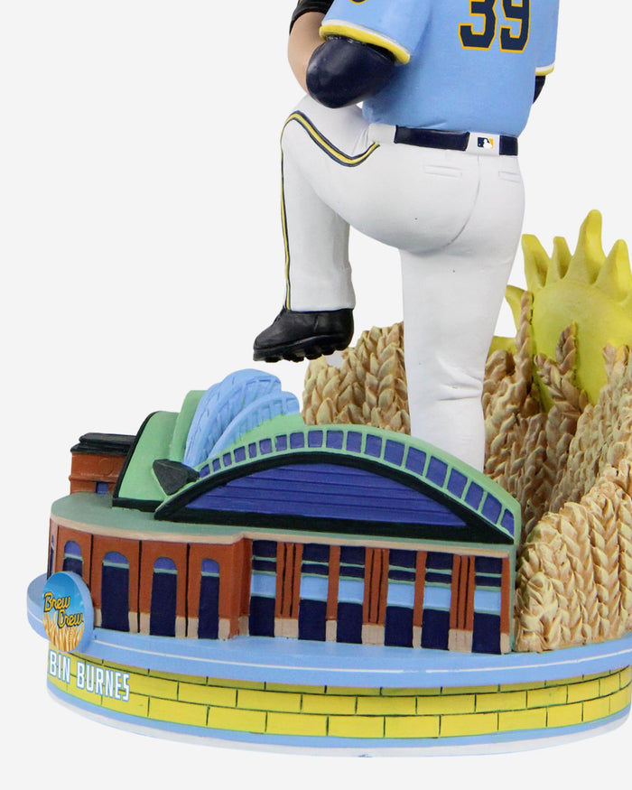 Corbin Burnes Milwaukee Brewers 2022 City Connect Bobblehead FOCO - FOCO.com