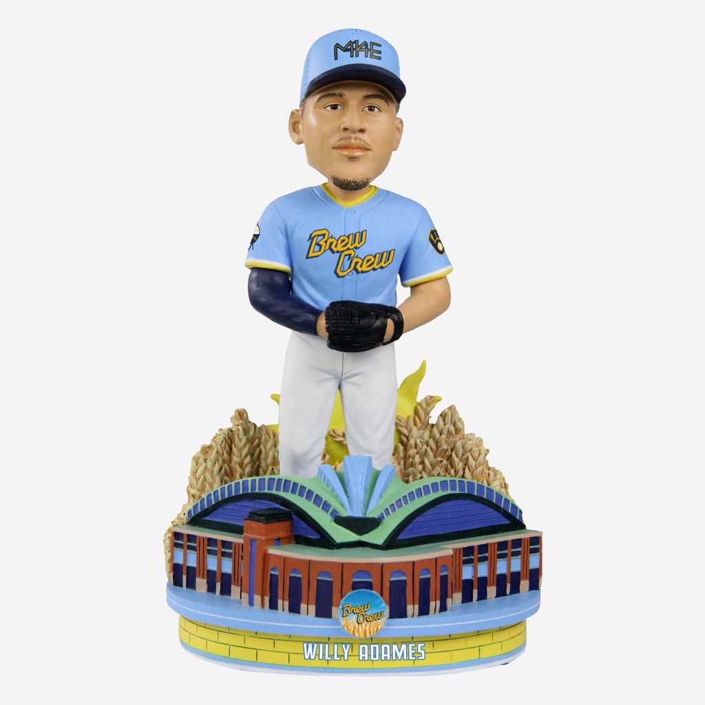 Willy Adames Milwaukee Brewers 2022 City Connect Bobblehead FOCO - FOCO.com
