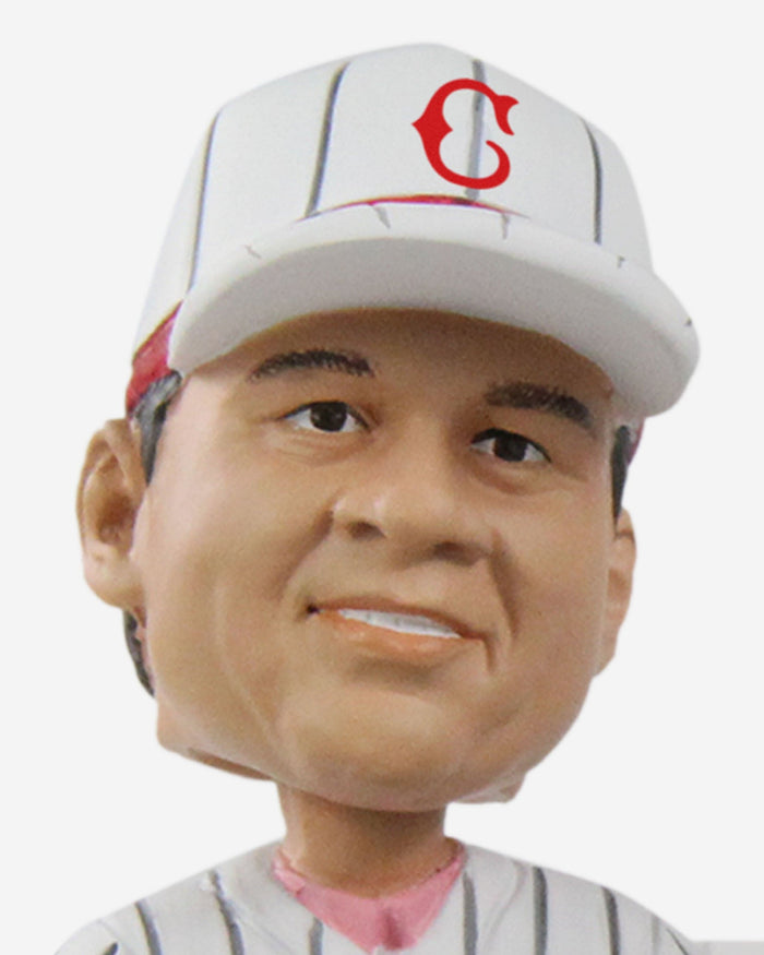 Johnny Bench & Fergie Jenkins Cincinnati Reds & Chicago Cubs 2022 Dyersville Cornfield First Pitch Dual Bobblehead FOCO - FOCO.com