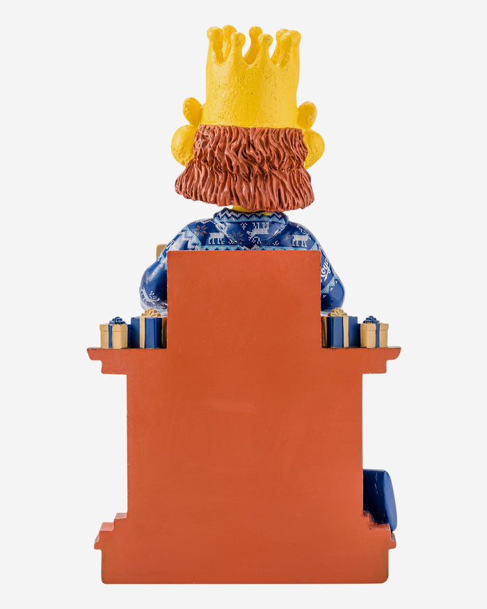 Sluggerrr Kansas City Royals Holiday Mascot Bobblehead FOCO - FOCO.com
