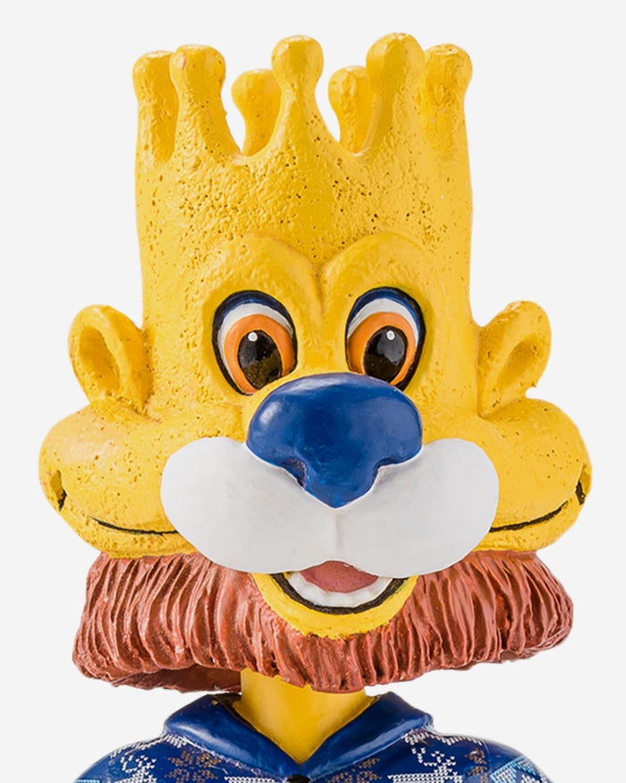 Sluggerrr Kansas City Royals Holiday Mascot Bobblehead FOCO - FOCO.com