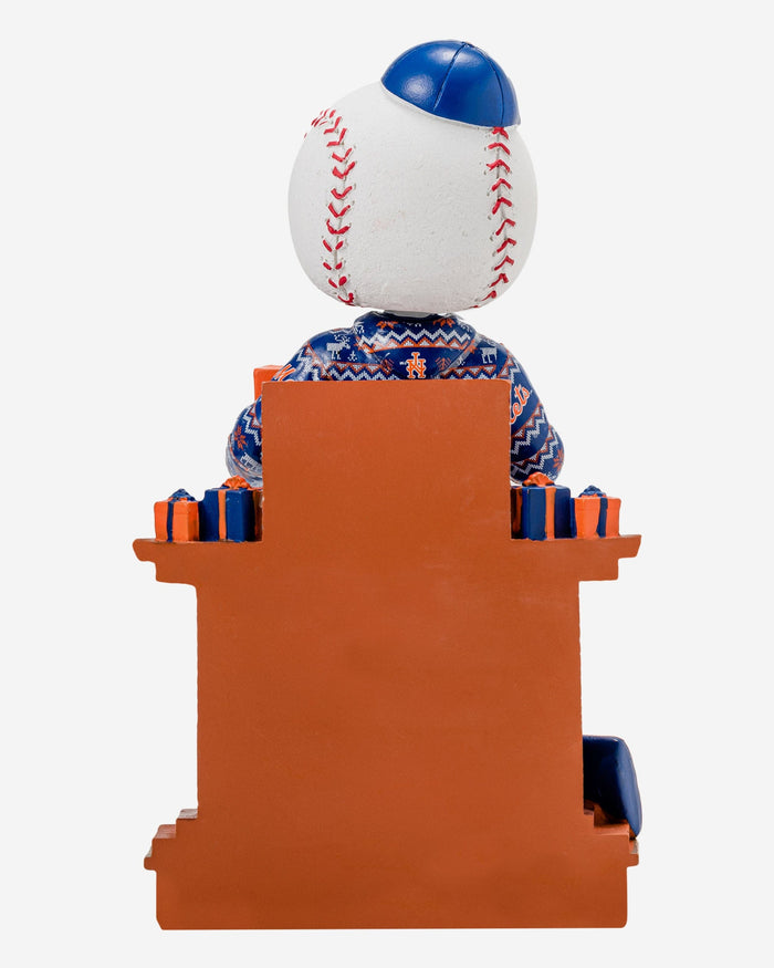 Mr Met New York Mets Holiday Mascot Bobblehead FOCO - FOCO.com