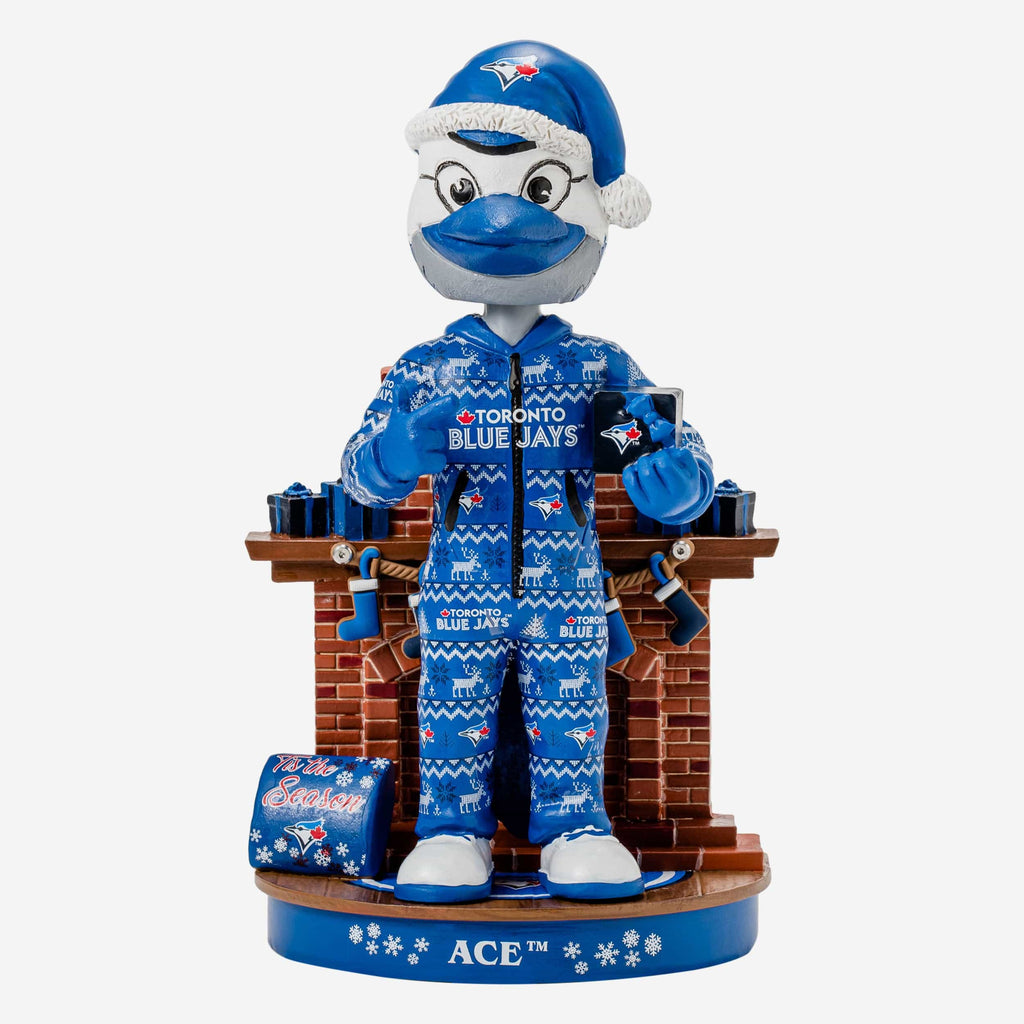 Ace Toronto Blue Jays Holiday Mascot Bobblehead FOCO - FOCO.com