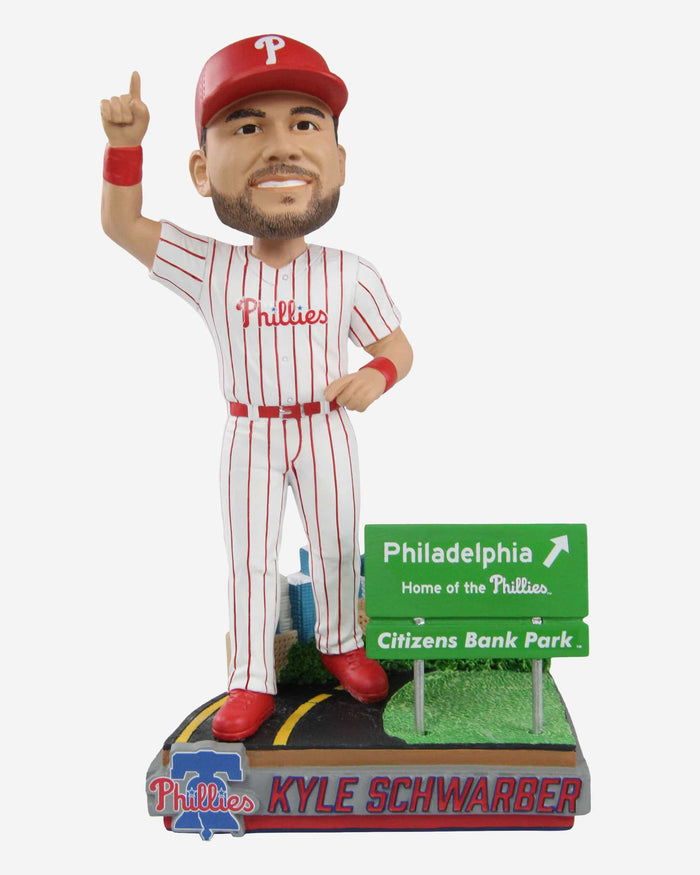 Kyle Schwarber Philadelphia Phillies Next Stop Bobblehead FOCO - FOCO.com