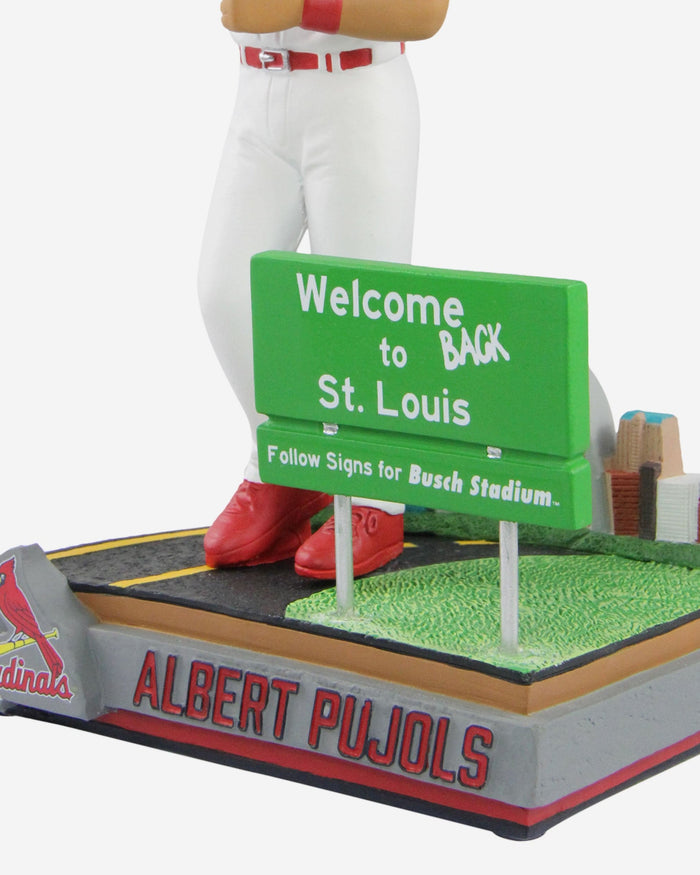 Albert Pujols St Louis Cardinals Welcome Home Bobblehead FOCO - FOCO.com