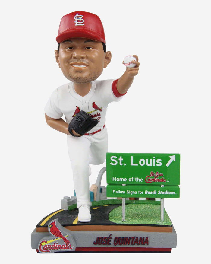 Jose Quintana St Louis Cardinals Next Stop Bobblehead FOCO - FOCO.com