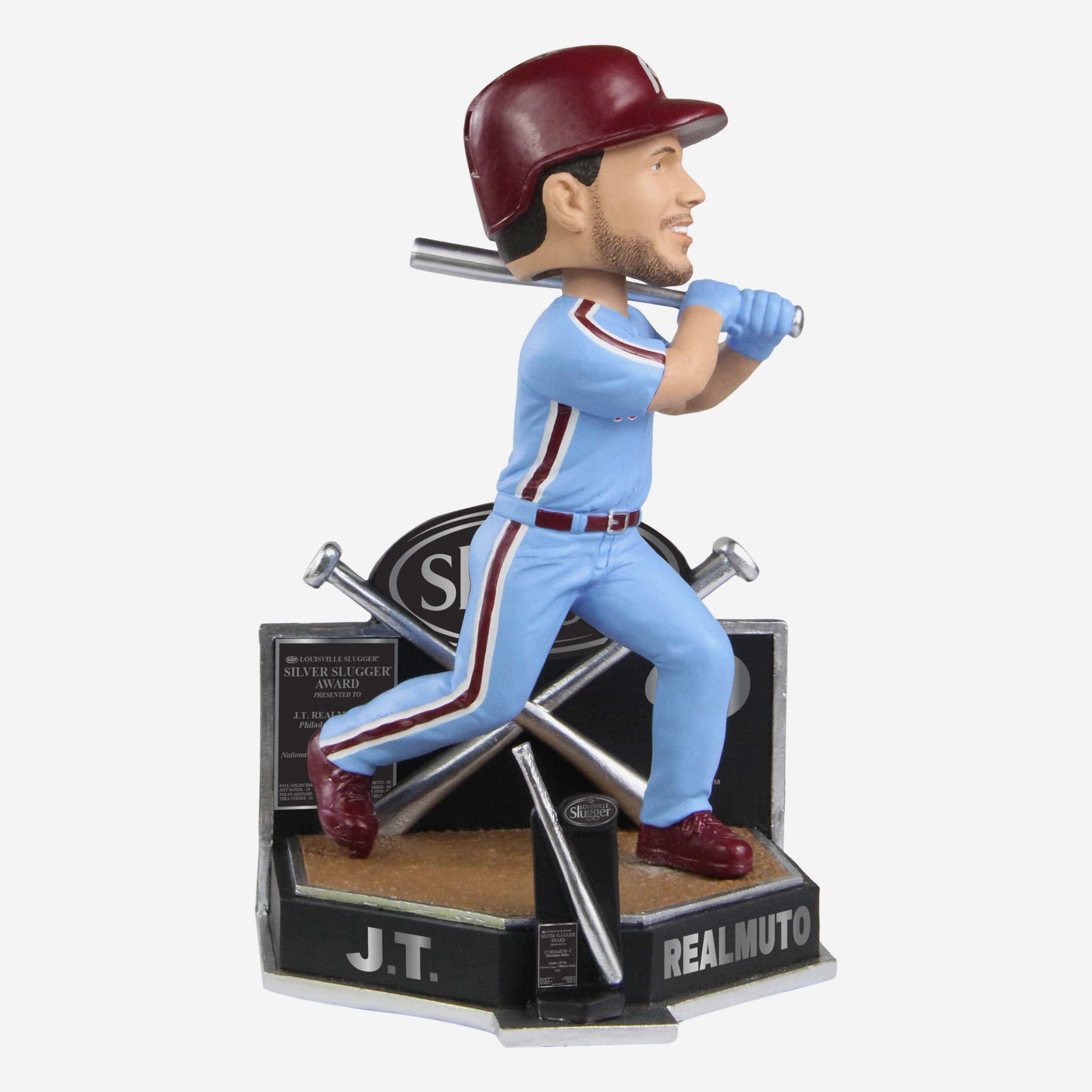 JT Realmuto Philadelphia Phillies 2022 Silver Slugger Bobblehead FOCO