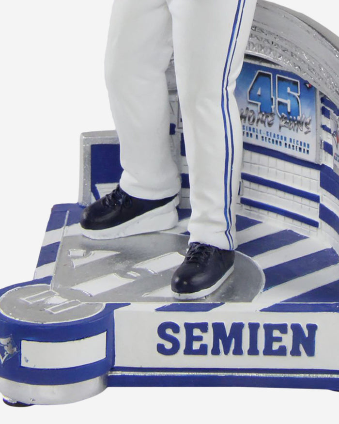 Marcus Semien Toronto Blue Jays Single Season 2nd Baseman Home Run Record Bobblehead FOCO - FOCO.com