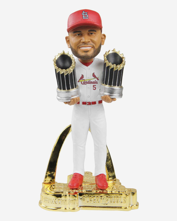 Albert Pujols St Louis Cardinals 2X World Series Champion Bobblehead FOCO - FOCO.com