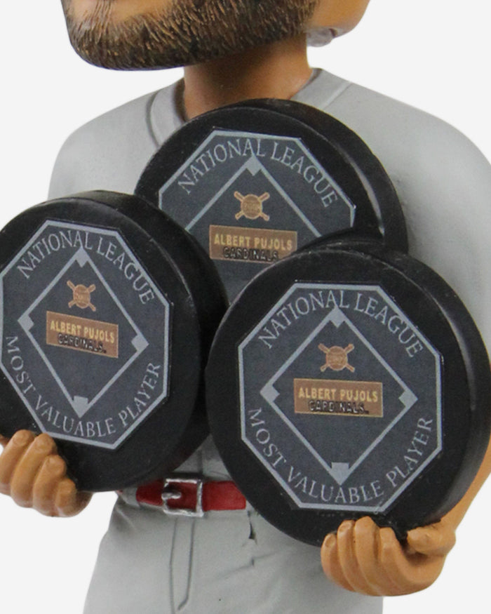 Albert Pujols St Louis Cardinals 3x NL MVP Bobblehead FOCO - FOCO.com