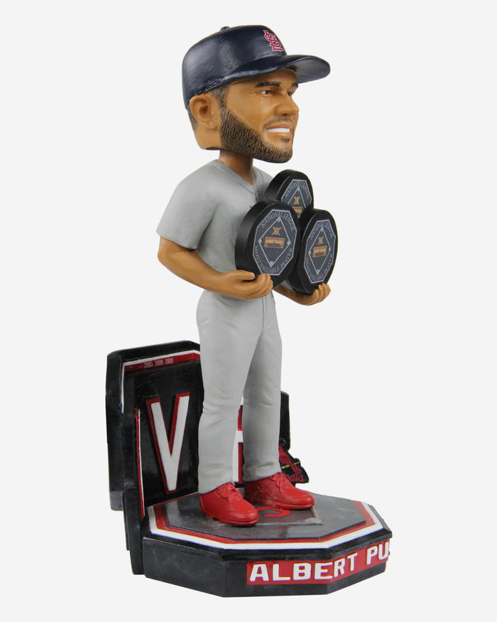 Albert Pujols St Louis Cardinals 3x NL MVP Bobblehead FOCO - FOCO.com